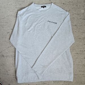 Quince Unisex Supersoft Fleece Crew/heather Light Grey, Size L, NWOT